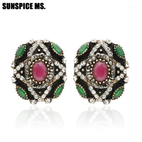 sunspice ms. vintage stud earrings for women resin round retro jewelry turkey ethnic design square earrings bijoux gift1, Golden;silver
sunspice ms. vintage stud earrings for women resin round retro jewelry turkey ethnic design square earrings bijoux gift1, Golden;silver