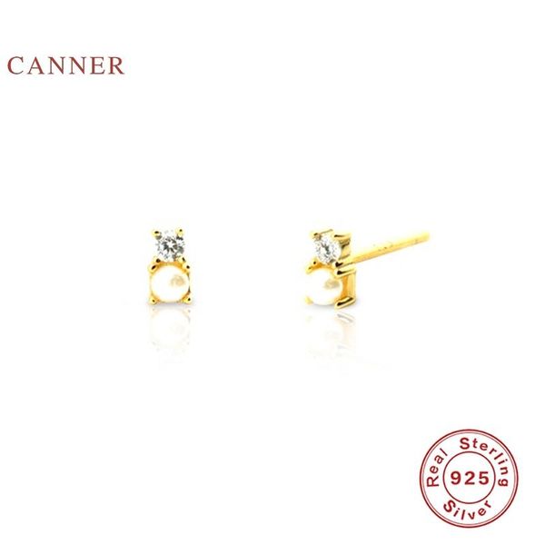 canner ins minimalist mini pearl earrings for women real 925 sterling silver piercing stud earrings fine jewelry pendientes, Golden;silver
canner ins minimalist mini pearl earrings for women real 925 sterling silver piercing stud earrings fine jewelry pendientes, Golden;silver