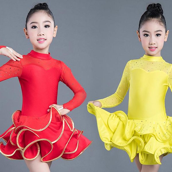 stage wear latin dance dress salsa child girls kids costumes dancing clothes practice performance dqs1716, Black;red
stage wear latin dance dress salsa child girls kids costumes dancing clothes practice performance dqs1716, Black;red