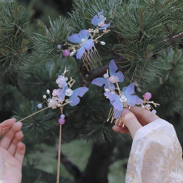 hair accessories miyou chinese hanfu alloy pearl tassel butterfly hairpin wedding girl women style suit
hair accessories miyou chinese hanfu alloy pearl tassel butterfly hairpin wedding girl women style suit