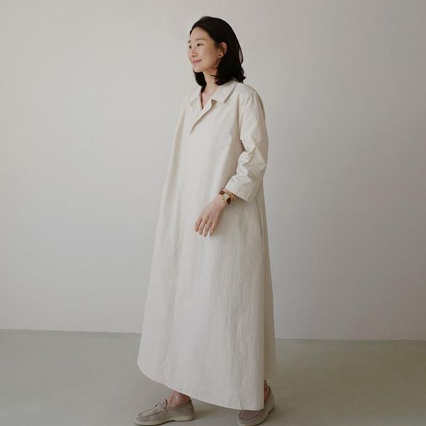 casual dresses shirt straight dress for women lapel long sleeve loose plus size korean female 2021 autumn clothing tide v967, Black;gray
casual dresses shirt straight dress for women lapel long sleeve loose plus size korean female 2021 autumn clothing tide v967, Black;gray