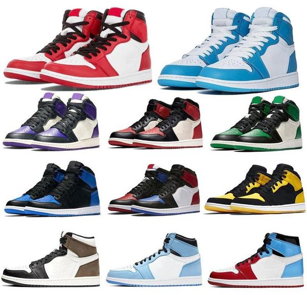 jumpman 1 basketball shoes men's og ban triple unc black university blue obsidian dark mocha designer sneakers size 36-47
jumpman 1 basketball shoes men's og ban triple unc black university blue obsidian dark mocha designer sneakers size 36-47