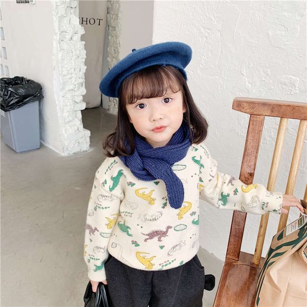 2020 autumn winter new children's dinosaur cartoon printed sweater net red korean version boys and girls' bottom coat m36, Blue
2020 autumn winter new children's dinosaur cartoon printed sweater net red korean version boys and girls' bottom coat m36, Blue