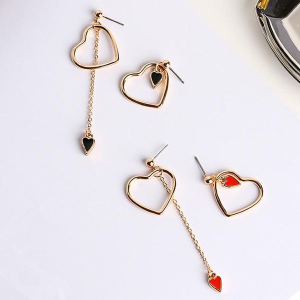 2020 trendy asymmetry earings fashion jewelry sweety alloy hollow heart metal chain boucle d'oreille pendante femme brinco, Silver
2020 trendy asymmetry earings fashion jewelry sweety alloy hollow heart metal chain boucle d'oreille pendante femme brinco, Silver