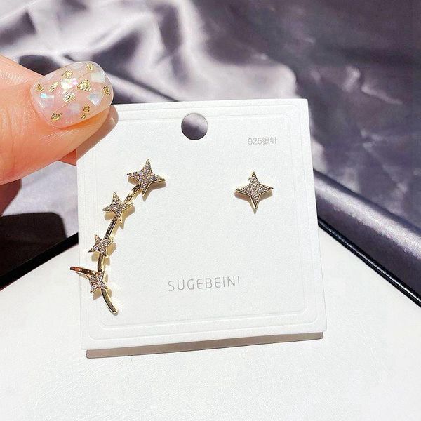 migga micro paved cubic zirconia star stud earrings ear cuff gold color fashion women girls jewelry, Golden;silver
migga micro paved cubic zirconia star stud earrings ear cuff gold color fashion women girls jewelry, Golden;silver
