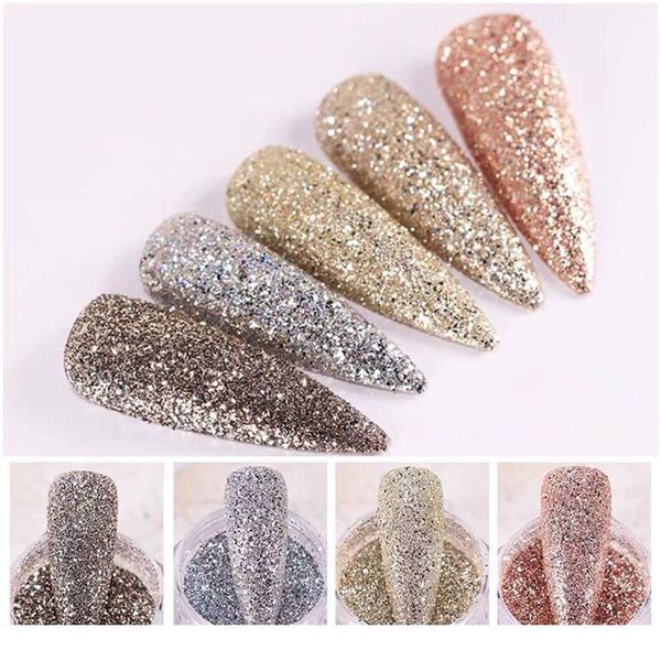 1 box holographics nail powder sparkly shinning nail glitter rose gold silver polish chrome dust pigment nail art dec jllhkm, Silver;gold
1 box holographics nail powder sparkly shinning nail glitter rose gold silver polish chrome dust pigment nail art dec jllhkm, Silver;gold