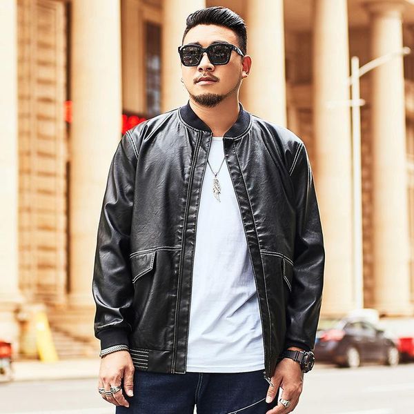 and the han edition pu leather men boom fertilizer increased baseball locomotive coat fat fat handsome black jacket1
and the han edition pu leather men boom fertilizer increased baseball locomotive coat fat fat handsome black jacket1