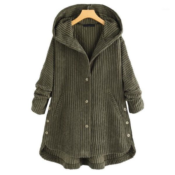 women's wool & blends corduroy long coat for women 2021 spring autumn hooded jacket oversized large plus size clothes green black brown
women's wool & blends corduroy long coat for women 2021 spring autumn hooded jacket oversized large plus size clothes green black brown