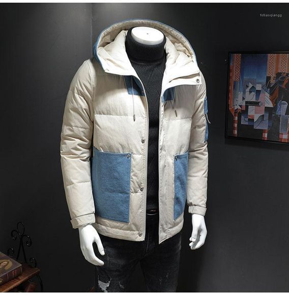 men's winter hooded coat canadian clothing stitching clothes apricot black coat jacket1
men's winter hooded coat canadian clothing stitching clothes apricot black coat jacket1