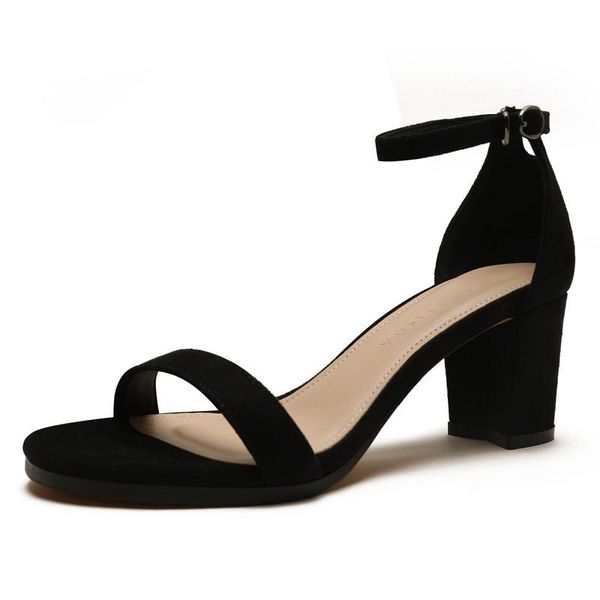 sandals kid suede leather fashion streetwear 6.5cm square high heels korean open toe buckle straps elegant cozy shoes m0076, Black
sandals kid suede leather fashion streetwear 6.5cm square high heels korean open toe buckle straps elegant cozy shoes m0076, Black