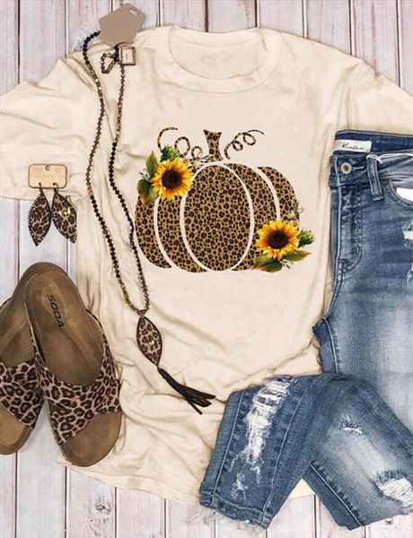 leopard printed pumpkin sunflower t shirt tee women halloween 2020 casual o neck tee shirts halloween mujer camisetas, White
leopard printed pumpkin sunflower t shirt tee women halloween 2020 casual o neck tee shirts halloween mujer camisetas, White