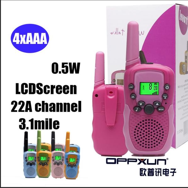 nuovo t388 22ch 2pcs mini walkie talkie per bambini radio stazione 0.5w uhf portatile radio communicator regalo per il bambino
nuovo t388 22ch 2pcs mini walkie talkie per bambini radio stazione 0.5w uhf portatile radio communicator regalo per il bambino