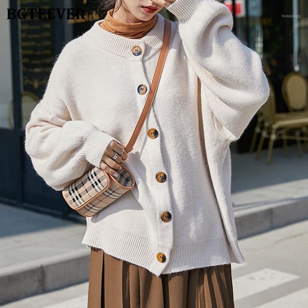 bgteever autumn winter solid single-breasted female knitted cardigans 2020 casual loose o-neck women open stitch sweaters1, White
bgteever autumn winter solid single-breasted female knitted cardigans 2020 casual loose o-neck women open stitch sweaters1, White