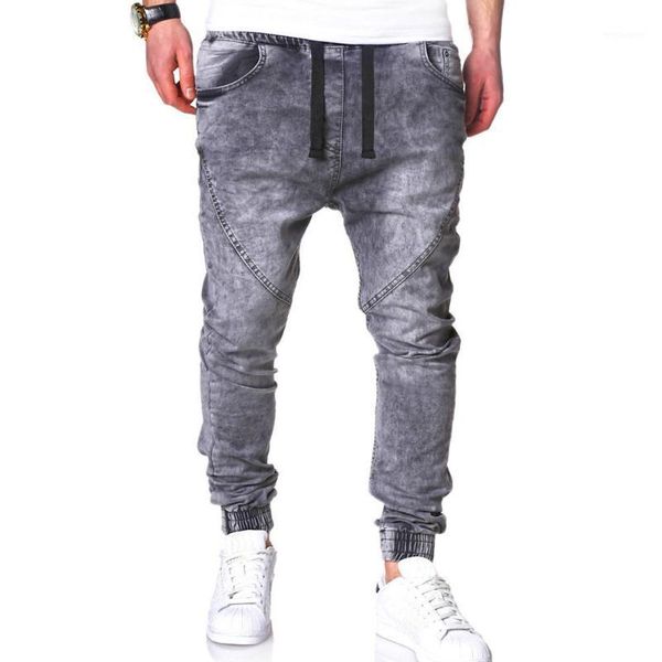 men's fashion casual vintage elastic wash disstressed denim slim trousers jeans kargo pantolon erkek w6241, Blue
men's fashion casual vintage elastic wash disstressed denim slim trousers jeans kargo pantolon erkek w6241, Blue