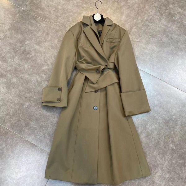 women's trench coats zcsmll 2021 spring lapel long sleeve irregular splicing fake two-piece design feeling waist temperament woman wind, Tan;black
women's trench coats zcsmll 2021 spring lapel long sleeve irregular splicing fake two-piece design feeling waist temperament woman wind, Tan;black