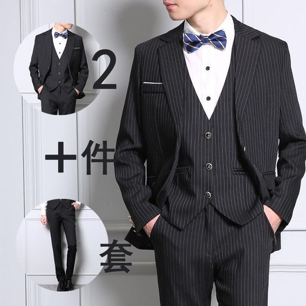 spring and autumn new style young men's british fashion striped coat pants 2-piece suit men's casual suit1, White;black
spring and autumn new style young men's british fashion striped coat pants 2-piece suit men's casual suit1, White;black