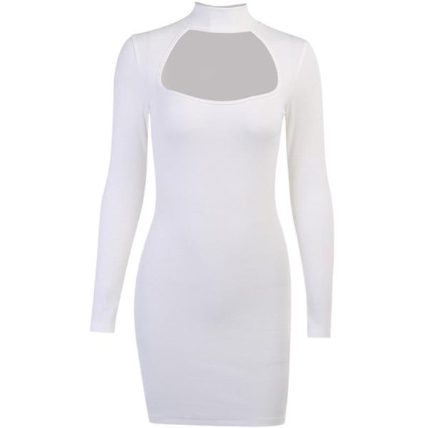 elegant slim bodycon dress full sleeve cotton mock choker streetwear casual autumn dresses for women party, Black;gray
elegant slim bodycon dress full sleeve cotton mock choker streetwear casual autumn dresses for women party, Black;gray