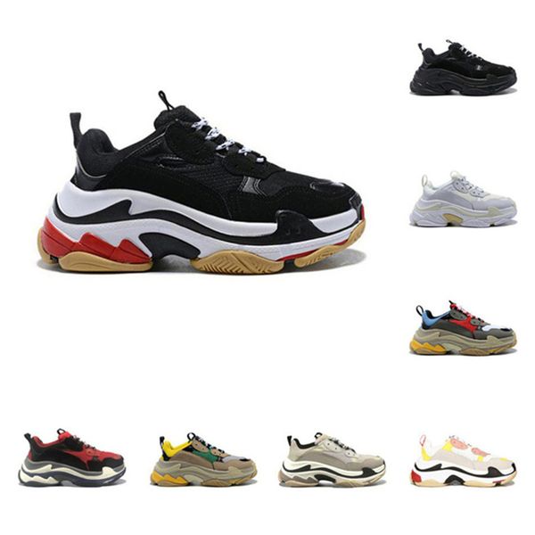 2020 мода кристалл нижний paris 17fw triple s mens дизайнерские кроссовки винтажные папа платформа женщины роскошные повседневные туфли спор, Black
2020 мода кристалл нижний paris 17fw triple s mens дизайнерские кроссовки винтажные папа платформа женщины роскошные повседневные туфли спор, Black