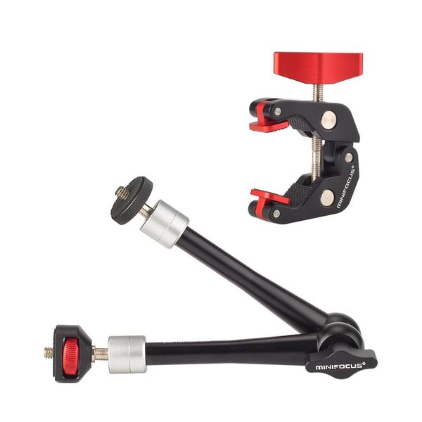 lighting & studio accessories 11inch adjustable articulating friction magic arm large super clamp for dslr camera cage rig, led lights, flas
lighting & studio accessories 11inch adjustable articulating friction magic arm large super clamp for dslr camera cage rig, led lights, flas
