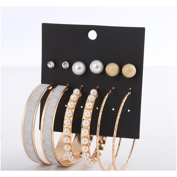 new hoop large earrings european american exaggerated tassel earrings pearl heart cz stud round earrings double hoop set of 6 vh1im, Golden;silver
new hoop large earrings european american exaggerated tassel earrings pearl heart cz stud round earrings double hoop set of 6 vh1im, Golden;silver