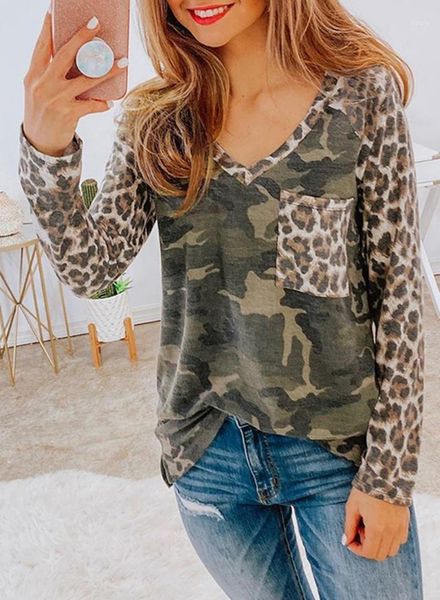 v neck pocket t-shirt long sleeve camouflage 2021 spring patchwork women t-shirts plus size clothing female loose tee1, White
v neck pocket t-shirt long sleeve camouflage 2021 spring patchwork women t-shirts plus size clothing female loose tee1, White
