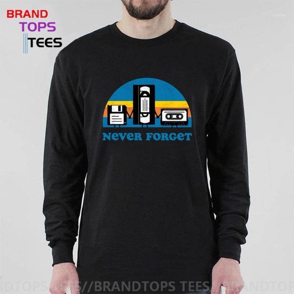 70s 80s vintage never forget disc cassette disk long sleeve t shirts men causal good memory retro men's t-shirt1, White;black
70s 80s vintage never forget disc cassette disk long sleeve t shirts men causal good memory retro men's t-shirt1, White;black