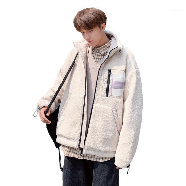 man winter stand collar down jacket warm thick lamb wool coat camouflage wool winter jacket men1, Black
man winter stand collar down jacket warm thick lamb wool coat camouflage wool winter jacket men1, Black