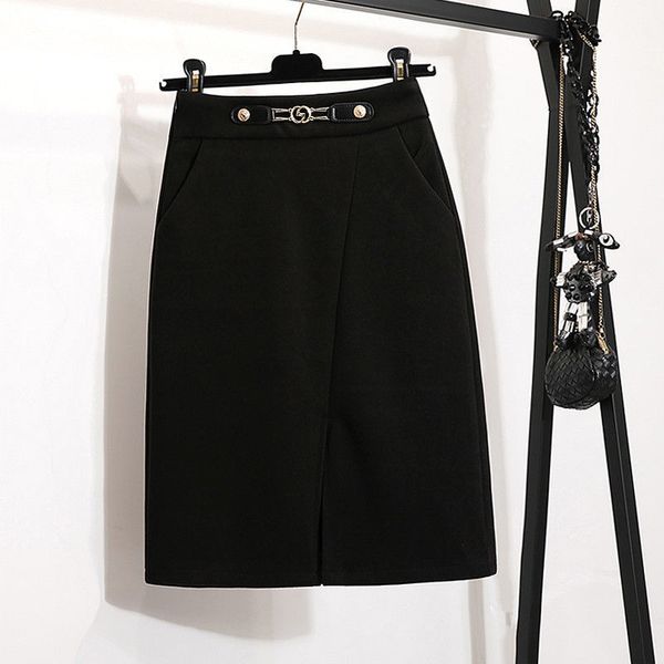 new 2021 women autumn and winter woolen retro skirt female with medium belt long skirts for y406 7c1e mngu, Black
new 2021 women autumn and winter woolen retro skirt female with medium belt long skirts for y406 7c1e mngu, Black