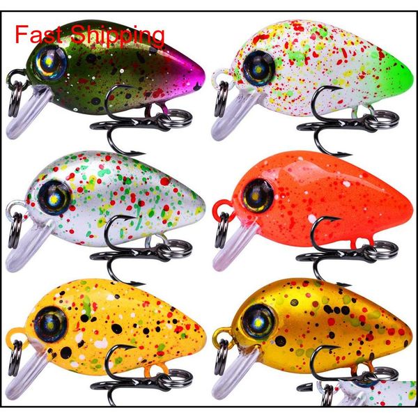 1pc 6 color mixed 30 mm 2.5 g crank plastic hard baits & lures 12# hook fishing hooks pesca fishing tack qylxkj bdepack2001
1pc 6 color mixed 30 mm 2.5 g crank plastic hard baits & lures 12# hook fishing hooks pesca fishing tack qylxkj bdepack2001