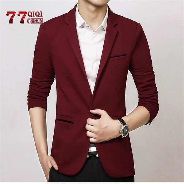 spring autumn luxury men blazer 2021 casual business cotton slim fit suit jacket male plus size m-5xl blazer masculino men coat, White;black
spring autumn luxury men blazer 2021 casual business cotton slim fit suit jacket male plus size m-5xl blazer masculino men coat, White;black