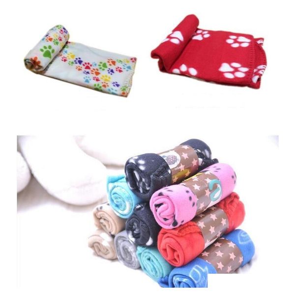 60x70cm pet dog cat blankets paw prints soft warm fleece bed pet mat sleeping bed pad adof1
60x70cm pet dog cat blankets paw prints soft warm fleece bed pet mat sleeping bed pad adof1
