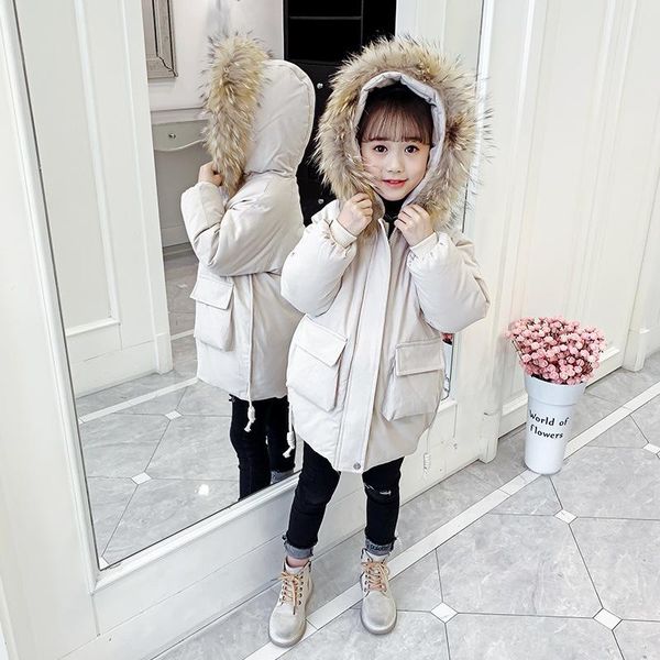 down coat fur hooded long thicken padded teenage girls winter coats & jackets kids outerwear children zipper pockets parkas clothing, Blue;gray
down coat fur hooded long thicken padded teenage girls winter coats & jackets kids outerwear children zipper pockets parkas clothing, Blue;gray