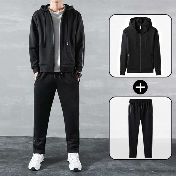 leisure long sleeve sweater men's 2020 autumn suit fashion trend slim fit youth sportswear two piece set, Gray
leisure long sleeve sweater men's 2020 autumn suit fashion trend slim fit youth sportswear two piece set, Gray