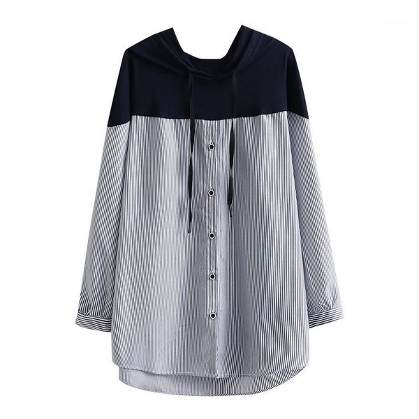 autumn women hooded shirts ladies female long sleeve blouses stripe splice loose plus size clothing g1 a331, White
autumn women hooded shirts ladies female long sleeve blouses stripe splice loose plus size clothing g1 a331, White