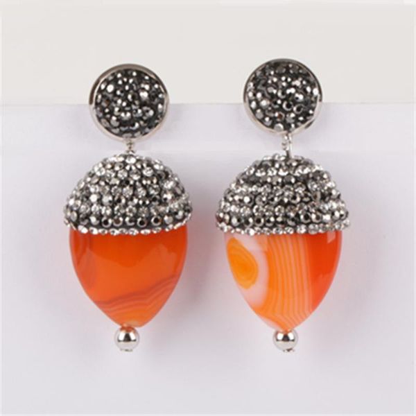 tear drop natural translucent stone orange lace patten onyx pave black white rhinestone charm connector dangle earring for women, Silver
tear drop natural translucent stone orange lace patten onyx pave black white rhinestone charm connector dangle earring for women, Silver