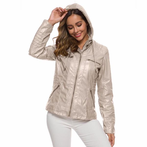 feiitong leather jacket women faux pu leather jacke zipper motorcycle coat warm outerwear zipper jackets mujer 8m3.5, Black
feiitong leather jacket women faux pu leather jacke zipper motorcycle coat warm outerwear zipper jackets mujer 8m3.5, Black