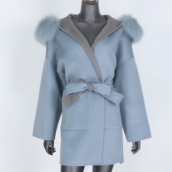 bluenessfair cashmere wool blends winter jacket women oversize real natural fox fur collar coat outerwear belt streetwear 201215, Black
bluenessfair cashmere wool blends winter jacket women oversize real natural fox fur collar coat outerwear belt streetwear 201215, Black