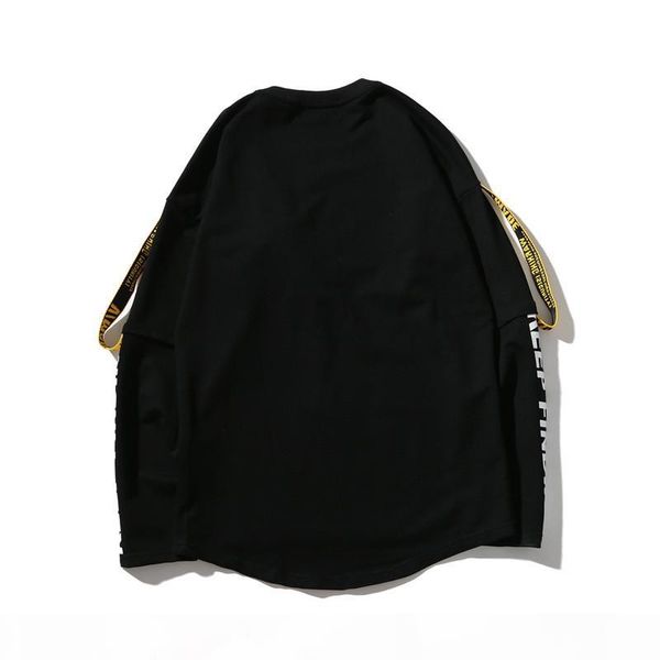 fashion ribbon letter fake two-piece hoodies sweatshirtr loose round neck long-sleeved hoodie lovers streetwear 2018 autumn new, Black
fashion ribbon letter fake two-piece hoodies sweatshirtr loose round neck long-sleeved hoodie lovers streetwear 2018 autumn new, Black