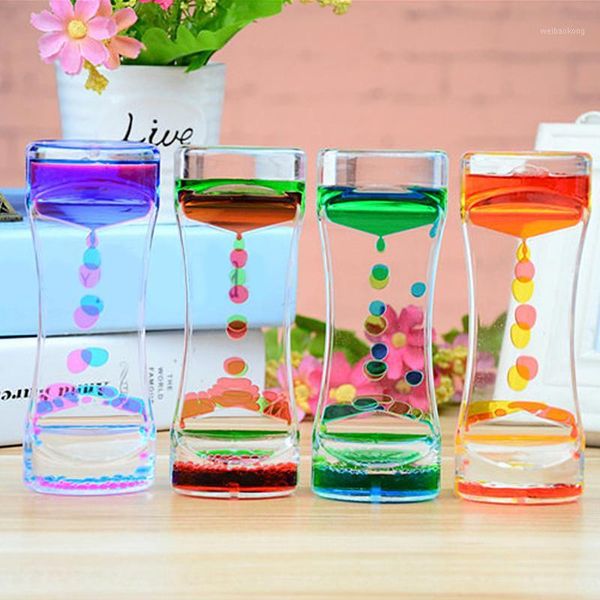 other clocks & accessories 1pcs double color sand hourglasses floating oil liquid visual motion timer glass acrylic clock home decoration de
other clocks & accessories 1pcs double color sand hourglasses floating oil liquid visual motion timer glass acrylic clock home decoration de