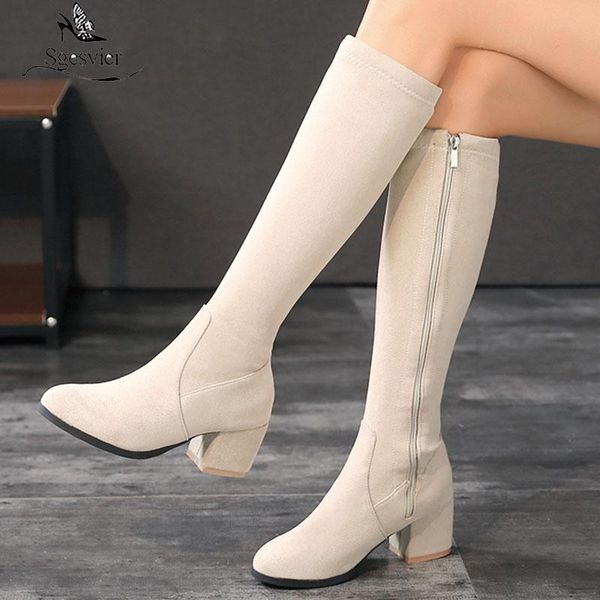 boots sgesvier 2021 arrival knee high thick heels round toe ladies shoes winter black rice white color women
boots sgesvier 2021 arrival knee high thick heels round toe ladies shoes winter black rice white color women