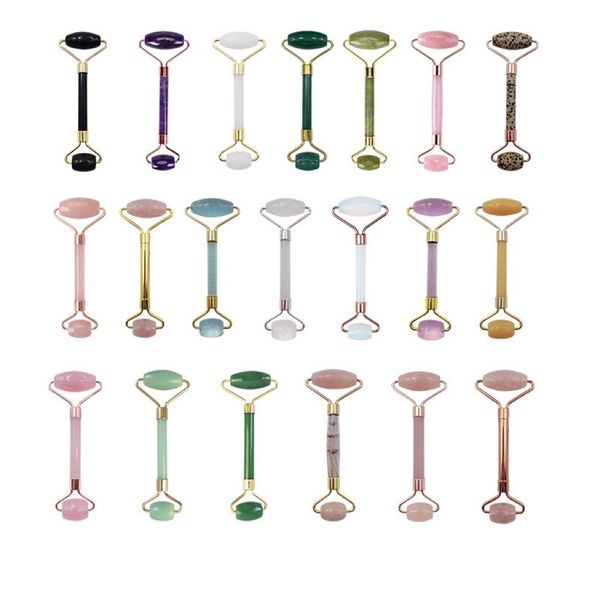 wholesale natural jade roller face massager with gift box double heads rollers for facial anti aging and body massage
wholesale natural jade roller face massager with gift box double heads rollers for facial anti aging and body massage