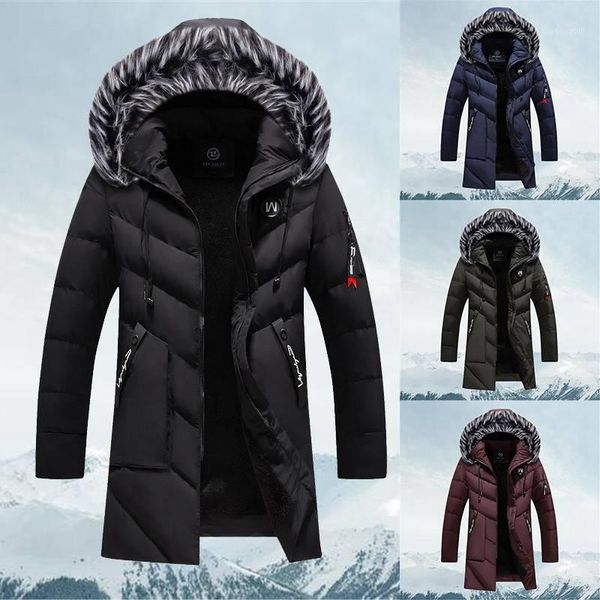 jacket fur thick warm parka men coat long collar coat winter solid jacket hooded1, Black
jacket fur thick warm parka men coat long collar coat winter solid jacket hooded1, Black