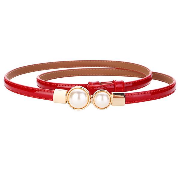 belts luxury cow women adjustable dress belt genuine patent leather thin for jeans fashion double pearls buckle decorative strap, Black;brown
belts luxury cow women adjustable dress belt genuine patent leather thin for jeans fashion double pearls buckle decorative strap, Black;brown