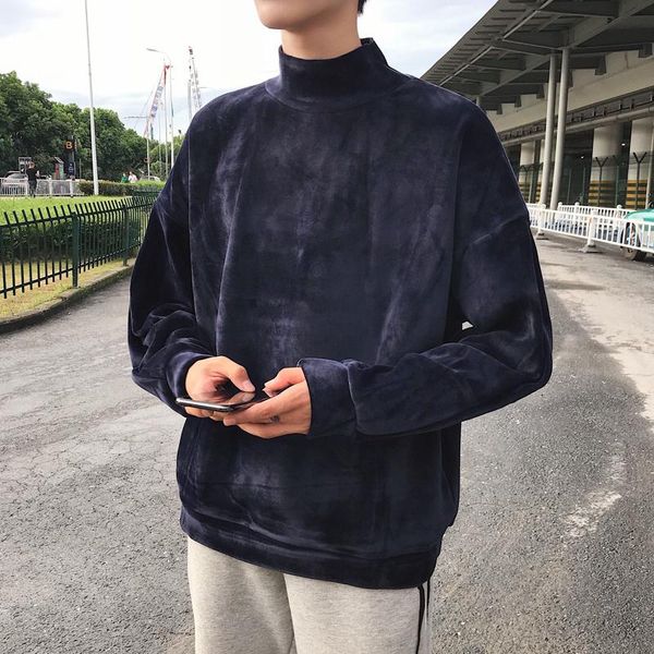 men's hoodies & sweatshirts men solid velvet long sleeves mens streetwear spring autumn fashion hoodie casual pullover, Black
men's hoodies & sweatshirts men solid velvet long sleeves mens streetwear spring autumn fashion hoodie casual pullover, Black