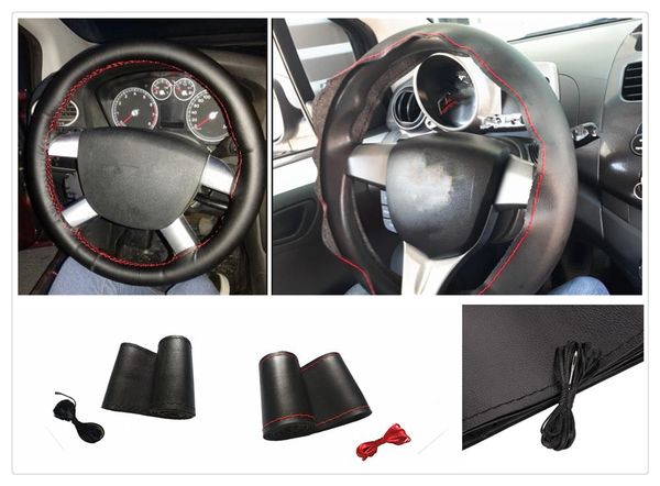 38см diy автомобиля крышка рулевого колеса мягкие кожаные плетеные иглы аксессуары для eolab twizy twin-z twin-run symbol
38см diy автомобиля крышка рулевого колеса мягкие кожаные плетеные иглы аксессуары для eolab twizy twin-z twin-run symbol