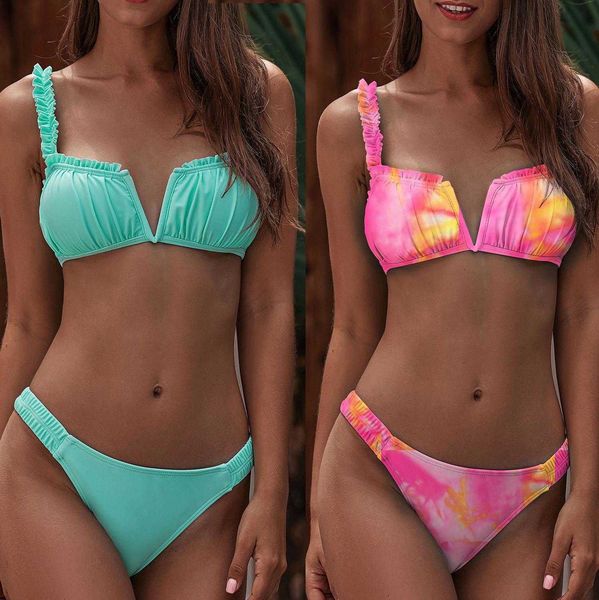 new 2020 pleated brazilian bikini women swimwear female swimsuit two-pieces bikini set bather bathing suit swim wear, Black
new 2020 pleated brazilian bikini women swimwear female swimsuit two-pieces bikini set bather bathing suit swim wear, Black