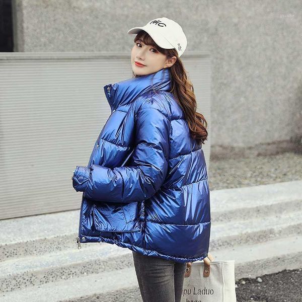 2020 winter jacket women short style stand collar thick coat female plus size loose stand collar shiny solid casual parkas woman1, Black
2020 winter jacket women short style stand collar thick coat female plus size loose stand collar shiny solid casual parkas woman1, Black