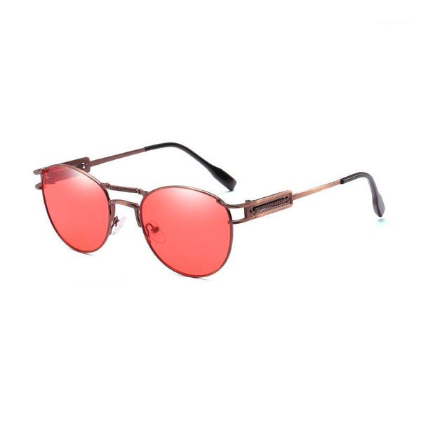 gothic steampunk oval sunglasses men vintage clear red sun glasses women retro metal spring round frame sunglasses uv400 lunette1, White;black
gothic steampunk oval sunglasses men vintage clear red sun glasses women retro metal spring round frame sunglasses uv400 lunette1, White;black