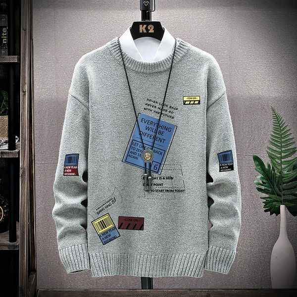 new fashion men's sweater pullovers jumper men printed knitted sweater hip hop harajuku streetwear casual winter male, White;black
new fashion men's sweater pullovers jumper men printed knitted sweater hip hop harajuku streetwear casual winter male, White;black