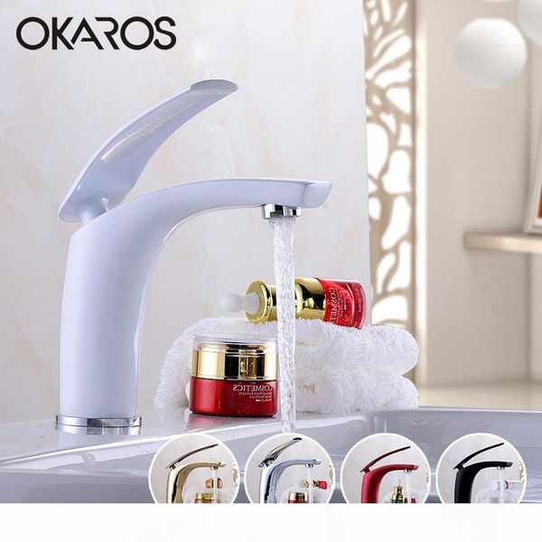 okaros basin faucet water tap bathroom faucet solid black red brass chrome gold finish single handle water sink tap mixer
okaros basin faucet water tap bathroom faucet solid black red brass chrome gold finish single handle water sink tap mixer